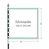 Klarsichth�lle f�r Fahne