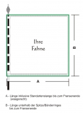 Klarsichth�lle f�r Fahne
