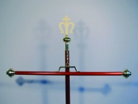 Holzquerstange f�r Banner - HQSB